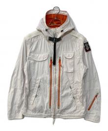 PARAJUMPERS（パラジャンパーズ）の古着「ダブルジップフライトジャケット」｜ホワイト