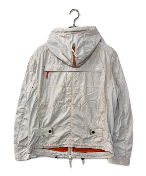 PARAJUMPERS（パラジャンパーズ）PARAJUMPERS (パラジャンパーズ) ダブルジップフライトジャケット ホワイト サイズ:XLの古着・服飾アイテム