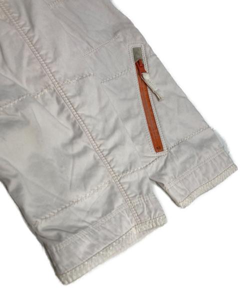 PARAJUMPERS（パラジャンパーズ）PARAJUMPERS (パラジャンパーズ) ダブルジップフライトジャケット ホワイト サイズ:XLの古着・服飾アイテム