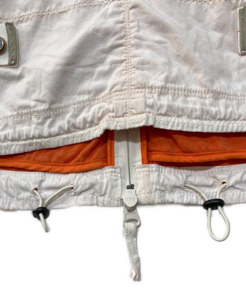 PARAJUMPERS（パラジャンパーズ）PARAJUMPERS (パラジャンパーズ) ダブルジップフライトジャケット ホワイト サイズ:XLの古着・服飾アイテム