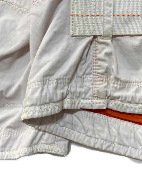 PARAJUMPERS（パラジャンパーズ）PARAJUMPERS (パラジャンパーズ) ダブルジップフライトジャケット ホワイト サイズ:XLの古着・服飾アイテム