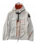 PARAJUMPERS（パラジャンパーズ）の古着「ダブルジップフライトジャケット」｜ホワイト