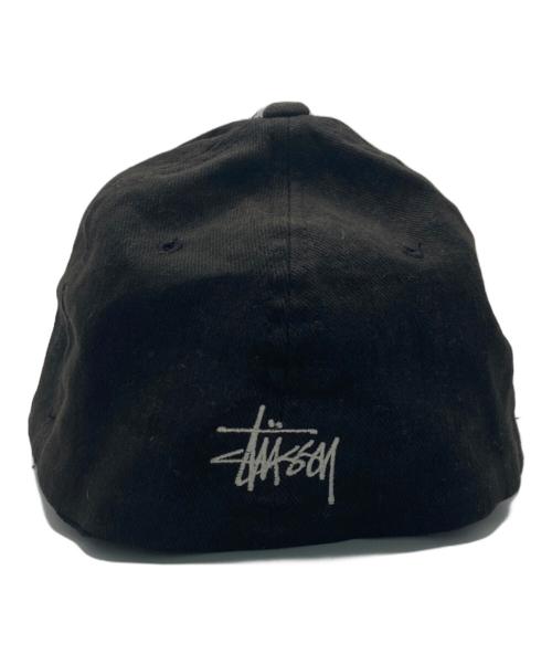 stussy hats（ステューシー）stussy hats (ステューシー) 90`sロゴキャップ ブラック サイズ:M~XLの古着・服飾アイテム