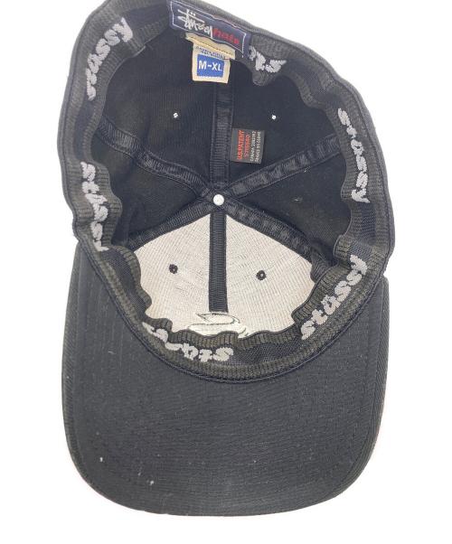 stussy hats（ステューシー）stussy hats (ステューシー) 90`sロゴキャップ ブラック サイズ:M~XLの古着・服飾アイテム