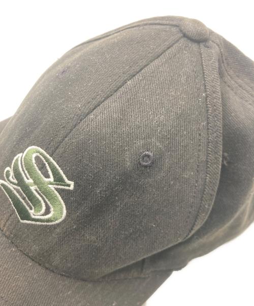 stussy hats（ステューシー）stussy hats (ステューシー) 90`sロゴキャップ ブラック サイズ:M~XLの古着・服飾アイテム