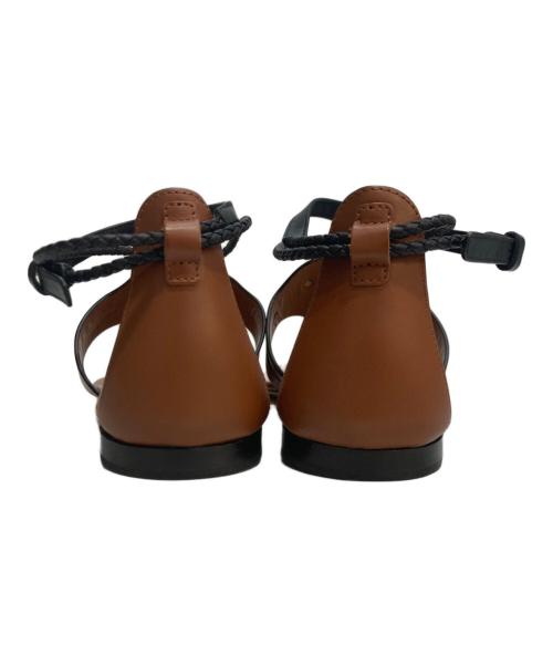 TOD'S（トッズ）TOD'S (トッズ) Monogram Thong Sandals ブラウン サイズ:38の古着・服飾アイテム