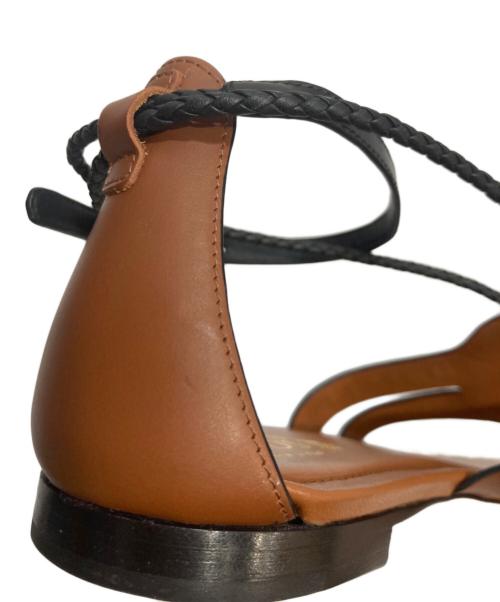 TOD'S（トッズ）TOD'S (トッズ) Monogram Thong Sandals ブラウン サイズ:38の古着・服飾アイテム