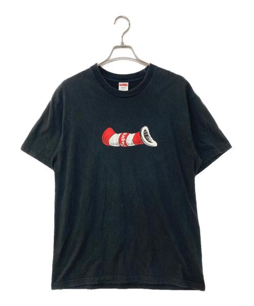 SUPREME（シュプリーム）SUPREME (シュプリーム) cat inthe hat tee キャット イン ザ ハット Tシャツ  ブラック サイズ:Lの古着・服飾アイテム