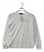 POLO RALPH LAURENポロ・ラルフローレン）の古着「ロゴL/S TEE」｜ホワイト