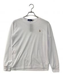 POLO RALPH LAUREN（ポロ・ラルフローレン）の古着「ロゴL/S TEE」｜ホワイト