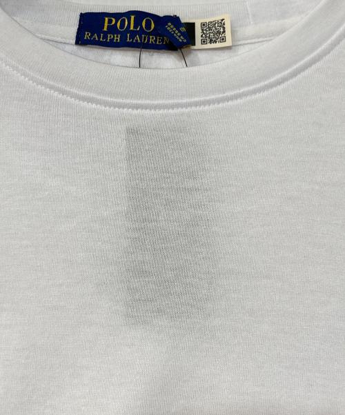 POLO RALPH LAUREN（ポロ・ラルフローレン）POLO RALPH LAUREN (ポロ・ラルフローレン) ロゴL/S TEE ホワイト サイズ:Sの古着・服飾アイテム