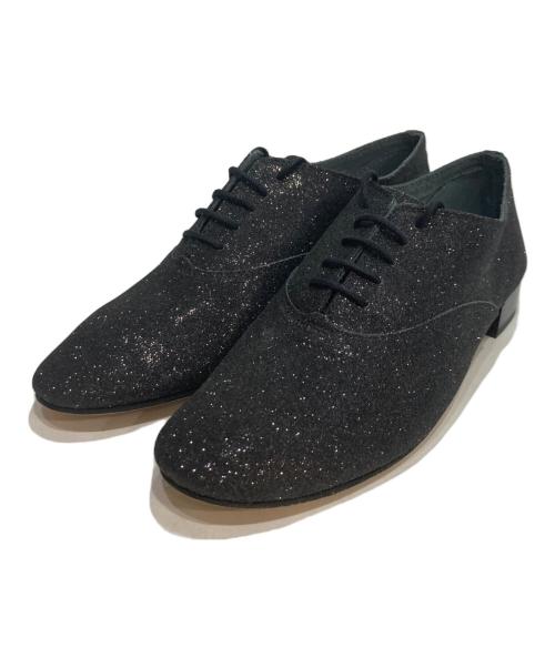repetto（レペット）Repetto (レペット) ZIZI グリッターダンスシューズ ブラック サイズ:40の古着・服飾アイテム