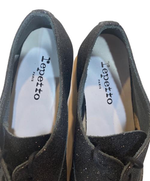 repetto（レペット）Repetto (レペット) ZIZI グリッターダンスシューズ ブラック サイズ:40の古着・服飾アイテム