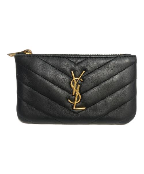 Saint Laurent Paris（サンローランパリ）Saint Laurent Paris (サンローランパリ) モノグラムサンローランキーポーチ ブラックの古着・服飾アイテム