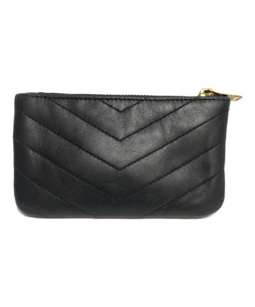 Saint Laurent Paris（サンローランパリ）Saint Laurent Paris (サンローランパリ) モノグラムサンローランキーポーチ ブラックの古着・服飾アイテム