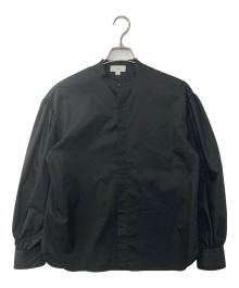 HYKE（ハイク）の古着「COTTON BALLOON SLEEVE BLOUSE バルーンスリーブブラウス」｜ブラック