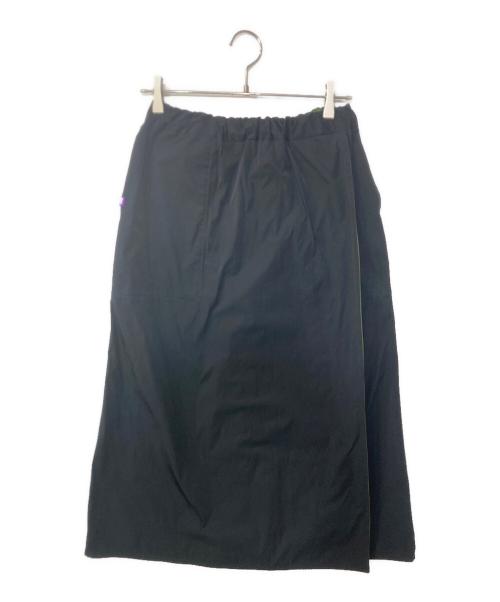 THE NORTHFACE PURPLELABEL（ザ・ノースフェイス パープルレーベル）THE NORTHFACE PURPLELABEL (ザ・ノースフェイス パープルレーベル) Double-built Field Wrap Skirt ブラック サイズ:WSの古着・服飾アイテム