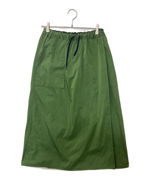 THE NORTHFACE PURPLELABEL（ザ・ノースフェイス パープルレーベル）THE NORTHFACE PURPLELABEL (ザ・ノースフェイス パープルレーベル) Double-built Field Wrap Skirt ブラック サイズ:WSの古着・服飾アイテム