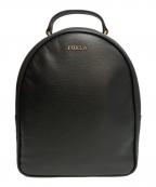 FURLAフルラ）の古着「Robin Medium Leather Backpack」｜ブラック