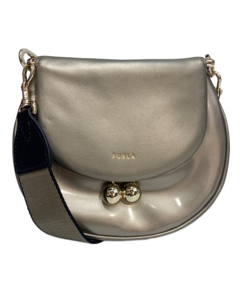FURLA（フルラ）FURLA (フルラ) ポルタジョイアミニクロスボディバック ベージュの古着・服飾アイテム