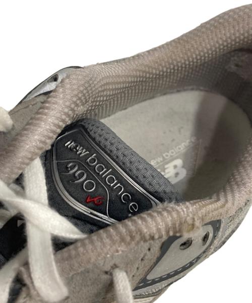NEW BALANCE（ニューバランス）NEW BALANCE (ニューバランス) 990 V6 ローカットスニーカー グレー サイズ:26.5の古着・服飾アイテム