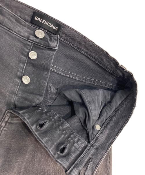BALENCIAGA（バレンシアガ）BALENCIAGA (バレンシアガ) ストレッチスキニーデニムパンツ グレー サイズ:28の古着・服飾アイテム
