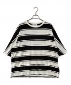UNUSEDアンユーズド）の古着「Short Sleeve Border T-Shirt ボーダーカットソー」｜ホワイト