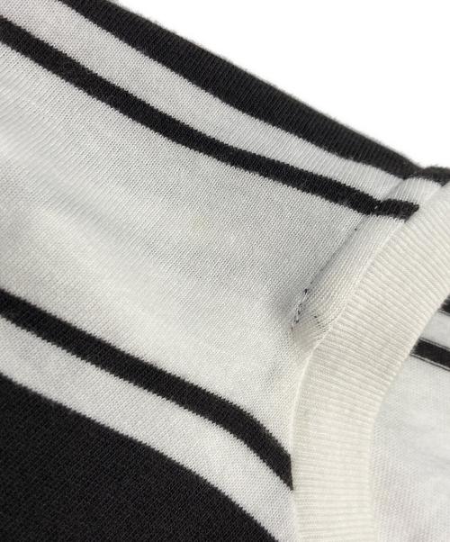 UNUSED（アンユーズド）UNUSED (アンユーズド) Short Sleeve Border T-Shirt ボーダーカットソー ホワイト サイズ:4の古着・服飾アイテム