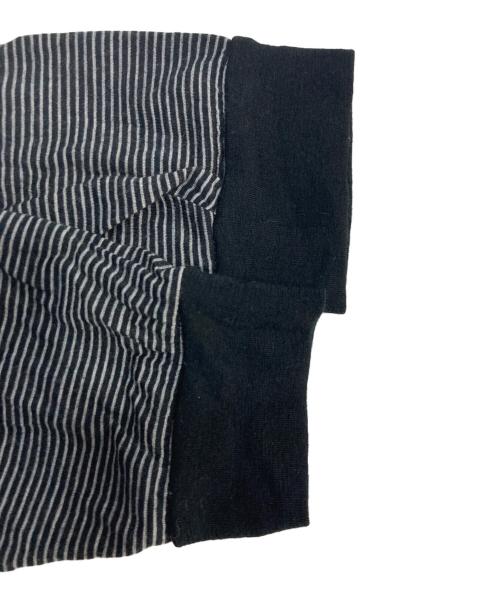 Graphpaper（グラフペーパー）Graphpaper (グラフペーパー) Wool Border L/S Tee ブラック サイズ:2の古着・服飾アイテム