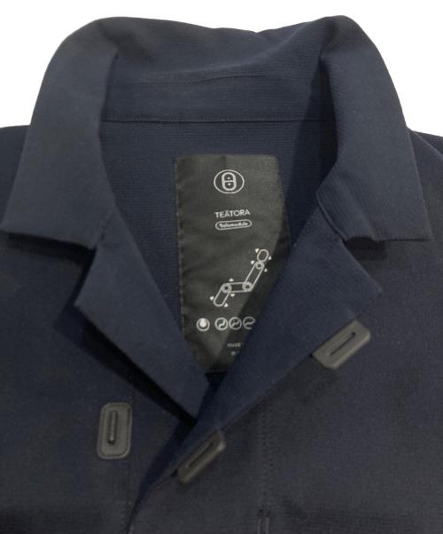 teatora（テアトラ）teatora (テアトラ) CAPSULESNAP POLO SHIRT ネイビー サイズ:5の古着・服飾アイテム