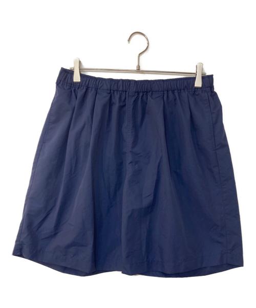 is-ness（イズネス）is-ness (イズネス) THM WIDE EZ SHORTS ワイドシルエットショーツ ネイビー サイズ:Lの古着・服飾アイテム