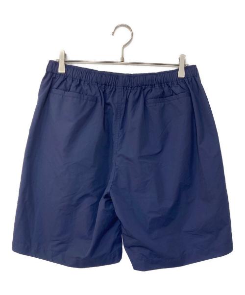 is-ness（イズネス）is-ness (イズネス) THM WIDE EZ SHORTS ワイドシルエットショーツ ネイビー サイズ:Lの古着・服飾アイテム