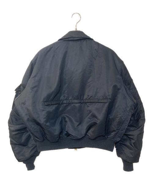 CAHLUMN（カウラム）CAHLUMN (カウラム) Magazine Pocket Flight Jacket  “CWUｰ45P” マガジンポケット フライトジャケット ブラック サイズ:Mの古着・服飾アイテム