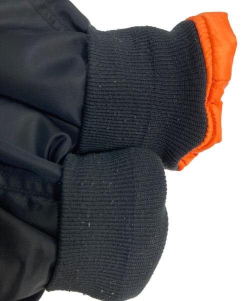 CAHLUMN（カウラム）CAHLUMN (カウラム) Magazine Pocket Flight Jacket  “CWUｰ45P” マガジンポケット フライトジャケット ブラック サイズ:Mの古着・服飾アイテム