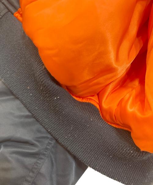 CAHLUMN（カウラム）CAHLUMN (カウラム) Magazine Pocket Flight Jacket  “CWUｰ45P” マガジンポケット フライトジャケット ブラック サイズ:Mの古着・服飾アイテム