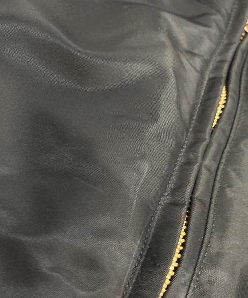 CAHLUMN（カウラム）CAHLUMN (カウラム) Magazine Pocket Flight Jacket  “CWUｰ45P” マガジンポケット フライトジャケット ブラック サイズ:Mの古着・服飾アイテム