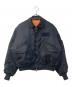 CAHLUMN（カウラム）の古着「Magazine Pocket Flight Jacket  “CWUｰ45P” マガジンポケット フライトジャケット」｜ブラック