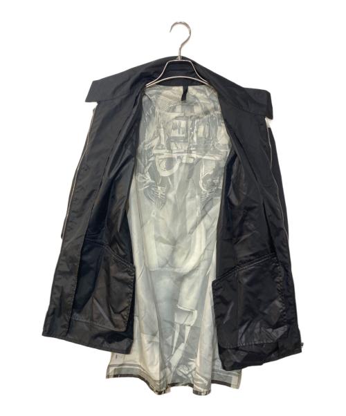 semoh（セモー）semoh (セモー) バックプリントナイロンジャケット ブラック サイズ:2の古着・服飾アイテム