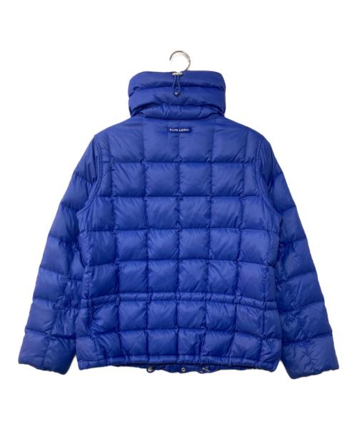 RALPH LAUREN（ラルフローレン）RALPH LAUREN (ラルフローレン) ドローコードデザインダウンジャケット ブルー サイズ:Lの古着・服飾アイテム