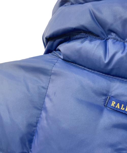 RALPH LAUREN（ラルフローレン）RALPH LAUREN (ラルフローレン) ドローコードデザインダウンジャケット ブルー サイズ:Lの古着・服飾アイテム
