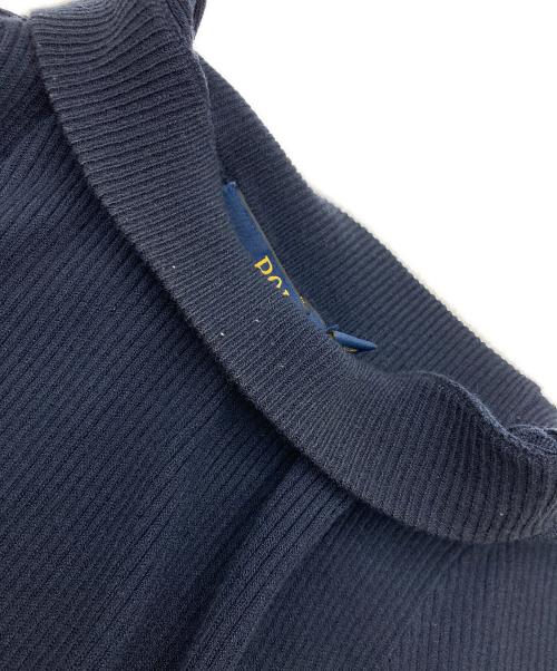 POLO RALPH LAUREN（ポロ・ラルフローレン）POLO RALPH LAUREN (ポロ・ラルフローレン) S/Sニットワンピース ネイビー サイズ:XSの古着・服飾アイテム