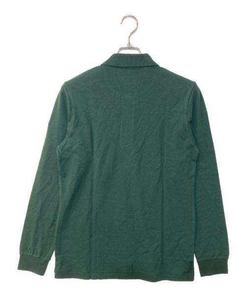 LACOSTE（ラコステ）LACOSTE (ラコステ) L/Sロゴポロシャツ グリーン サイズ:2の古着・服飾アイテム