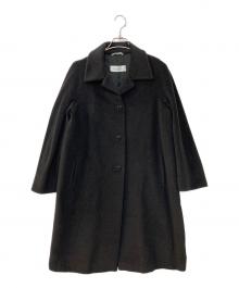 MaxMara（マックスマーラ）の古着「カシミヤブレンドウールコート」｜ブラック