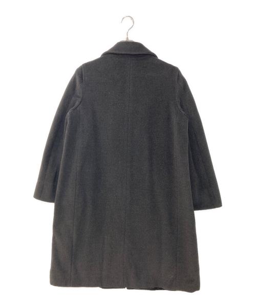 MaxMara（マックスマーラ）MaxMara (マックスマーラ) カシミヤブレンドウールコート ブラック サイズ:36の古着・服飾アイテム