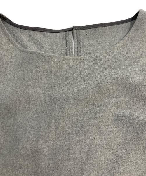 DONEEYU（ドニーユ）DONEEYU (ドニーユ) カシミヤタッチ両面起毛プルオーバー グレー サイズ:38の古着・服飾アイテム