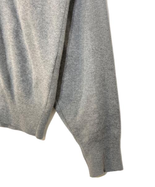 CABAN（キャバン）CABAN (キャバン) コットンカシミヤ クルーネックプルオーバー グレー サイズ:Lの古着・服飾アイテム