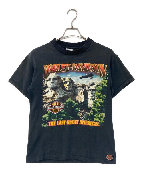 HOLOUBEK BRAND（ホロウベック ブランド）HOLOUBEK BRAND (ホロウベック ブランド) Harley Davidson プリントTシャツ ブラック サイズ:Mの古着・服飾アイテム