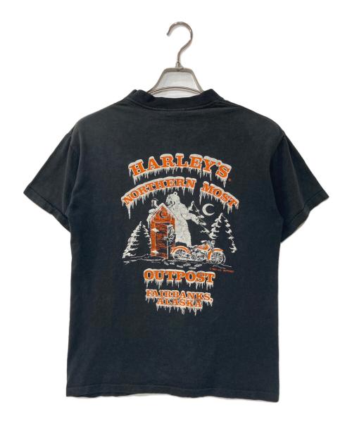 HOLOUBEK BRAND（ホロウベック ブランド）HOLOUBEK BRAND (ホロウベック ブランド) Harley Davidson プリントTシャツ ブラック サイズ:Mの古着・服飾アイテム