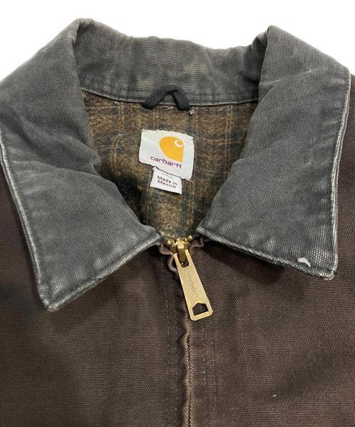 CarHartt（カーハート）CarHartt (カーハート) 企業刺繍デトロイトジャケット ブラウン サイズ:4XLの古着・服飾アイテム