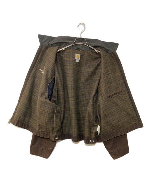 CarHartt（カーハート）CarHartt (カーハート) 企業刺繍デトロイトジャケット ブラウン サイズ:4XLの古着・服飾アイテム